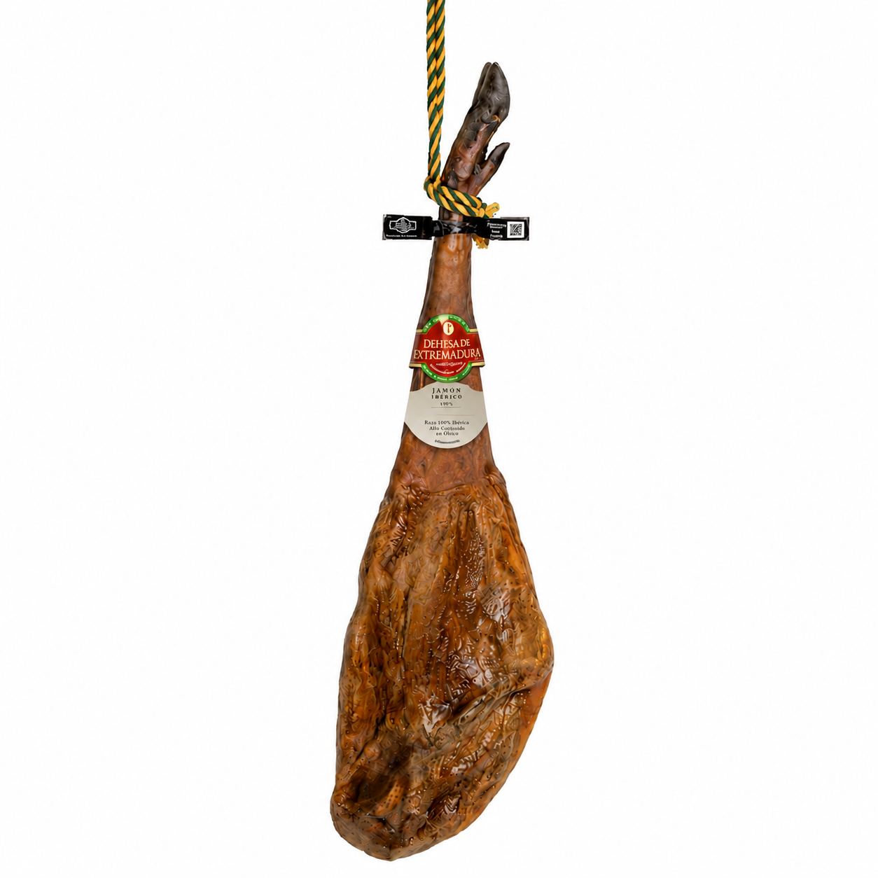 Jamón 100% ibérico bellota Denominación de Origen Protegida Dehesa Extremadura