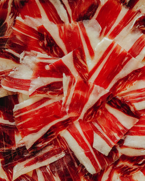 Sobre de jamón ibérico de bellota 90gr cortado a mano | Jamones Leandro